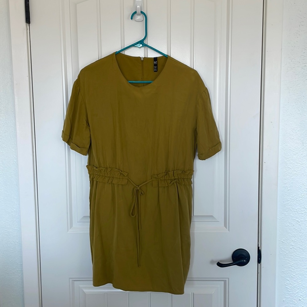 Zara Mustard Mini Dress
